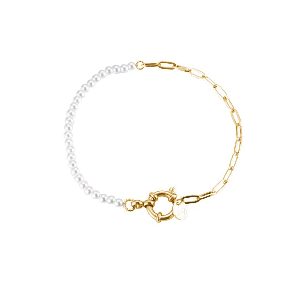 Smal parel armband