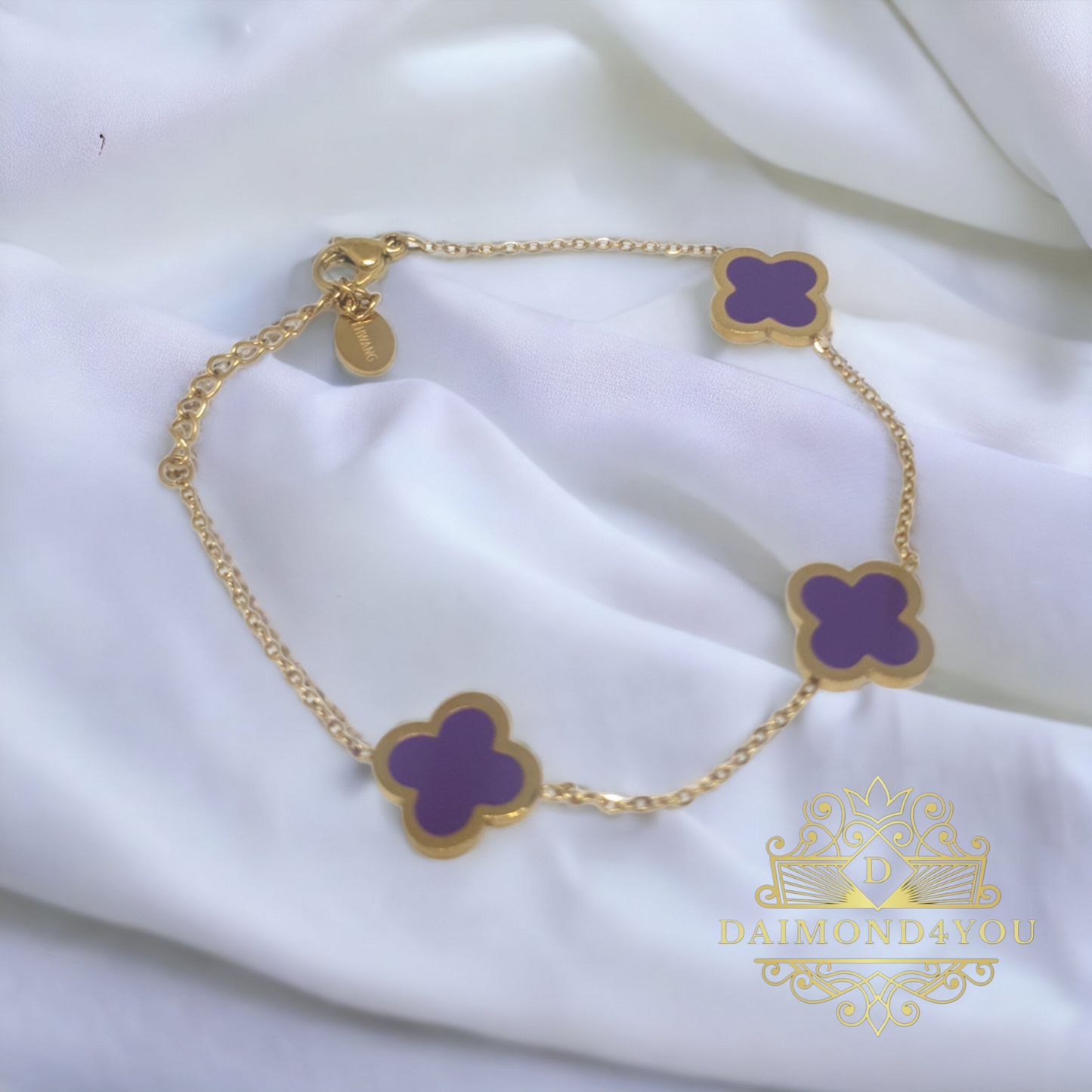Purple daimond set