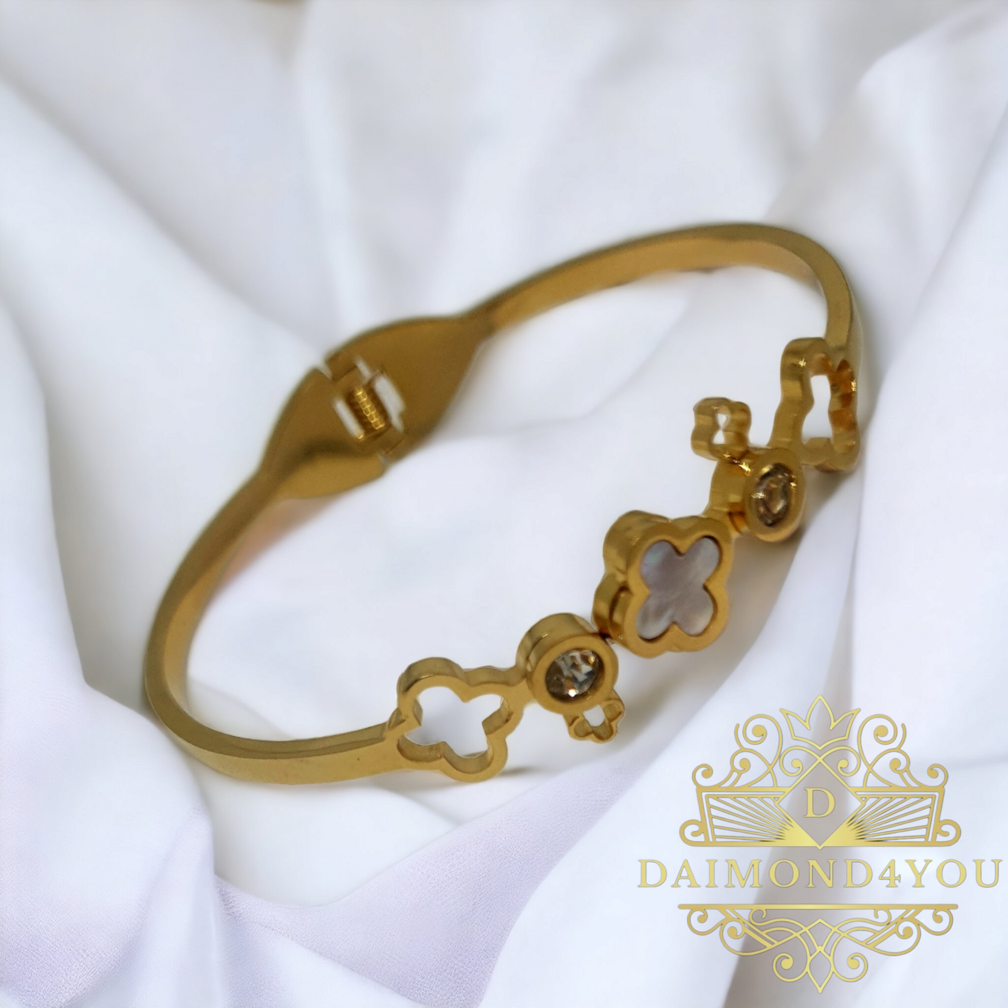 Slavenarmband klavertjes