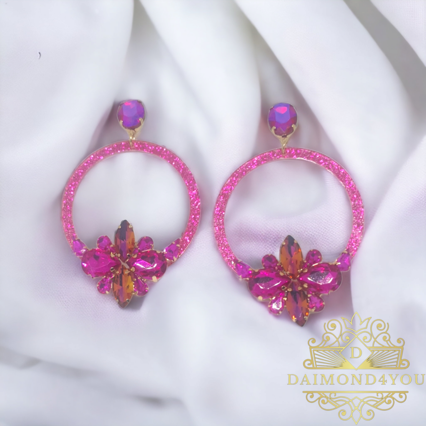 Luxery daimond oorbellen