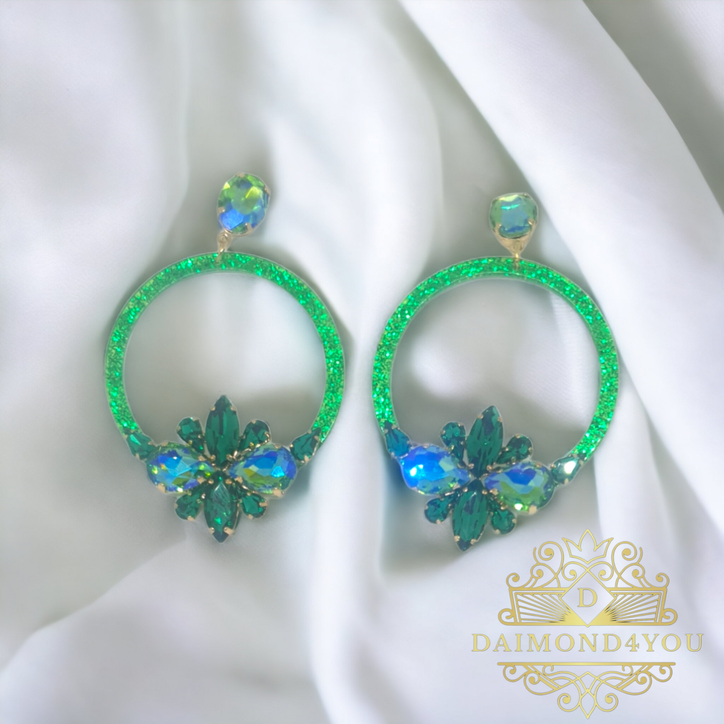 Luxery daimond oorbellen