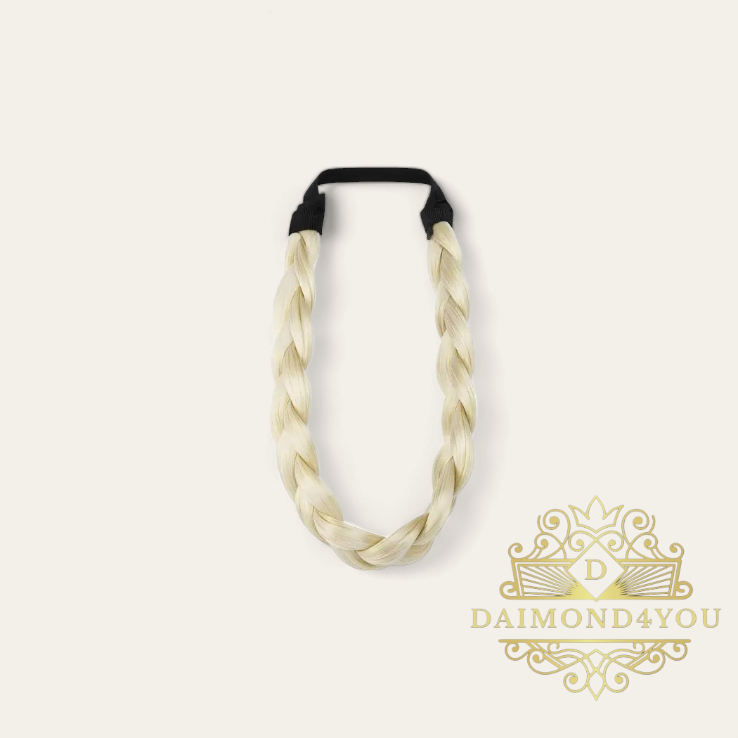 braid blond haarband
