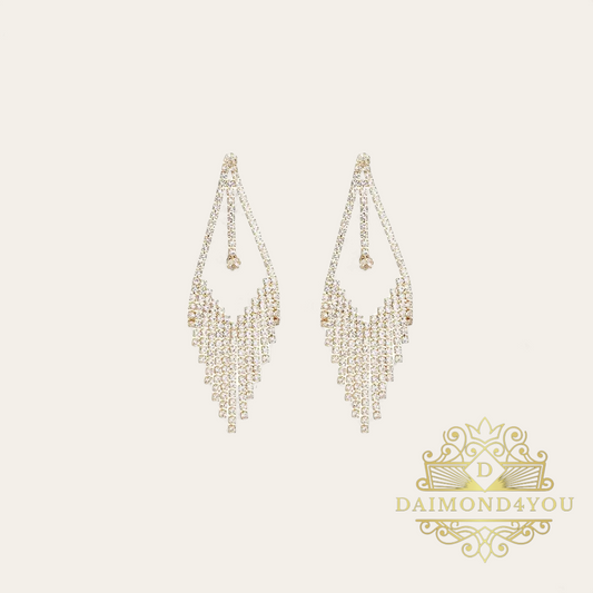 Strass holiday oorbellen